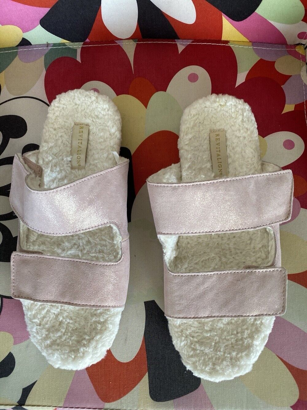REVITALIGN Women's Amelia Slipper pink glamour 10.5 D new no box